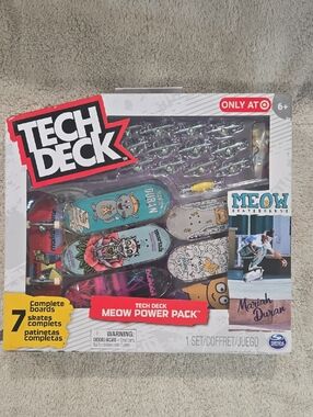 TECH DECK Meow Power Pack Fingerboard Set - Multi-Color - NEW IN PACKAGING